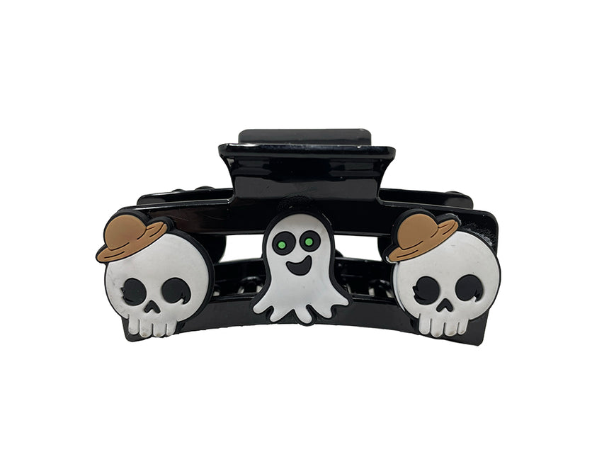 Halloweenowa spinka do włosów Czaszka 2szt