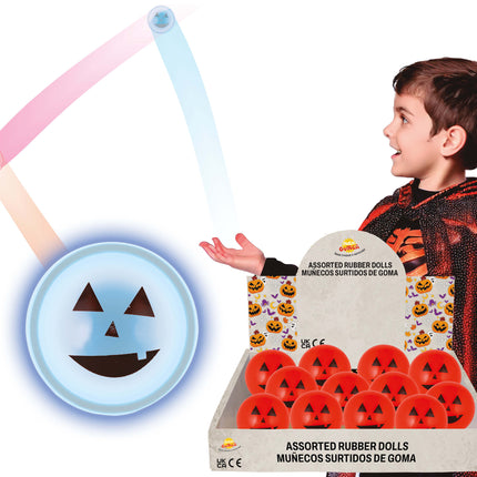 Halloweenowe prezenty podskakujące piłki 12szt