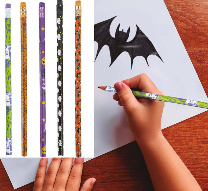 Ołówki na Halloween 18,5cm 12szt