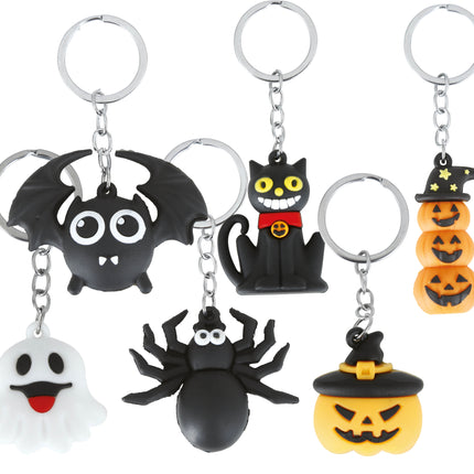 Breloki do kluczy Halloween Share Gifts 4,5 cm 6 szt