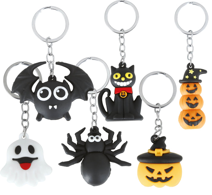 Breloki do kluczy Halloween Share Gifts 4,5 cm 6 szt