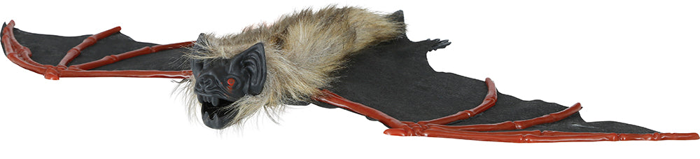 Halloweenowy sztuczny nietoperz 38 cm