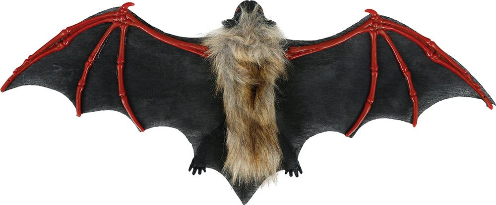Halloweenowy sztuczny nietoperz 38 cm