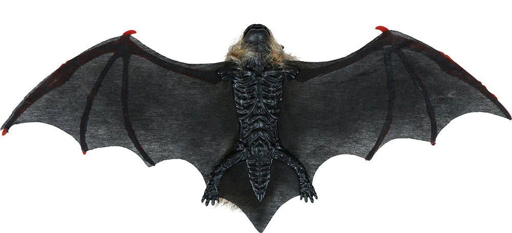 Halloweenowy sztuczny nietoperz 38 cm