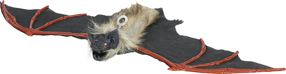 Halloweenowy sztuczny nietoperz 38 cm