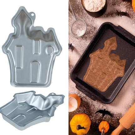 Halloweenowe foremki do ciastek Zamek 27 cm