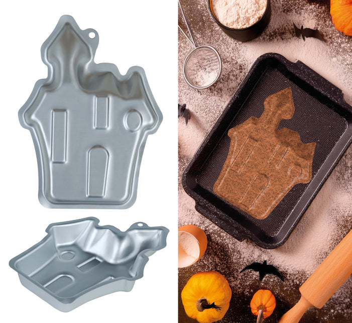 Halloweenowe foremki do ciastek Zamek 27 cm