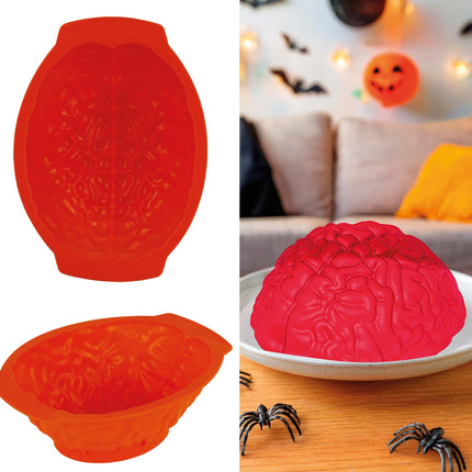 Halloweenowa foremka do czekolady Mózg 24 cm