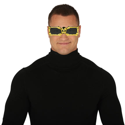 Złote okulary Szkielet