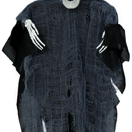 Halloweenowa lalka szkielet z tuniką 40 cm