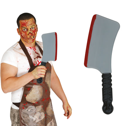 Fałszywy nóż na Halloween 33 cm