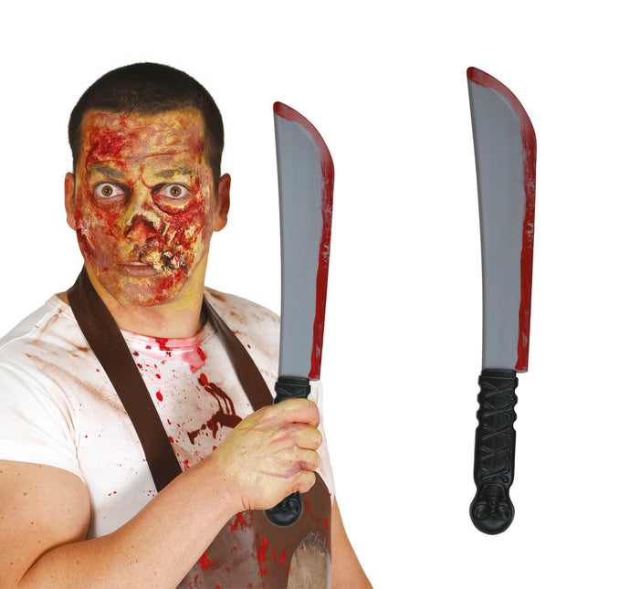Halloweenowa sztuczna maczeta 41 cm