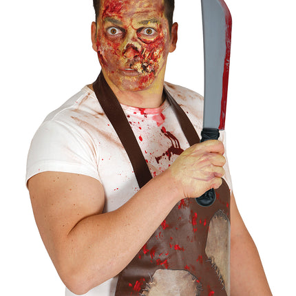 Halloweenowa sztuczna maczeta 41 cm
