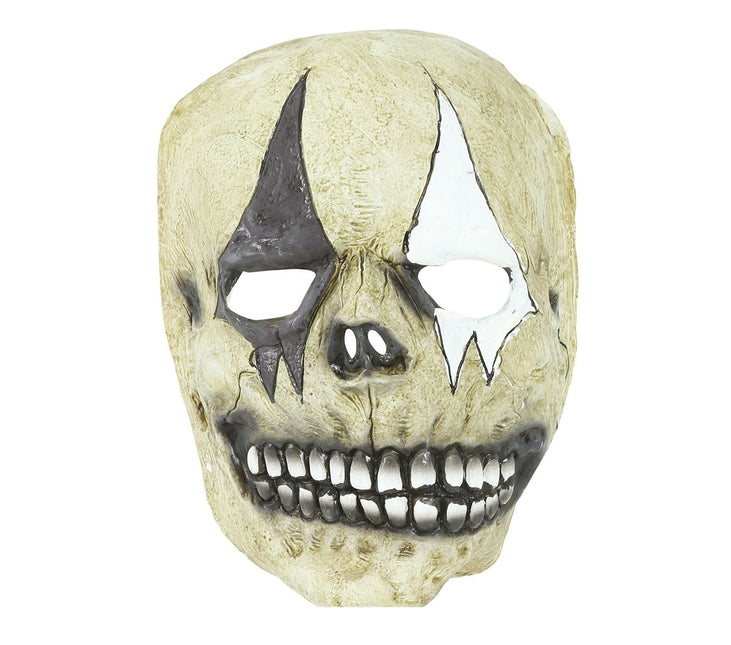 Maska na Halloween Czaszka Arlekin