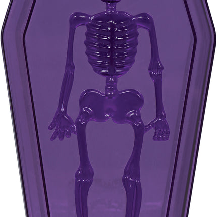 Halloweenowa cukiernica fioletowa 19 cm