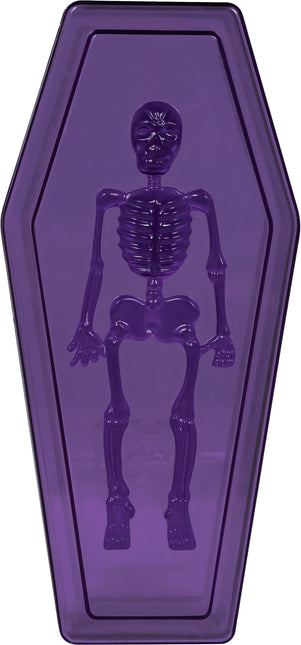 Halloweenowa cukiernica fioletowa 19 cm