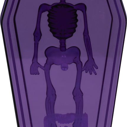 Halloweenowa cukiernica fioletowa 19 cm