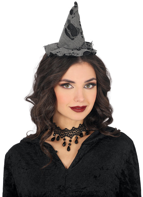 Opaska do włosów na Halloween Witch Hat Mini