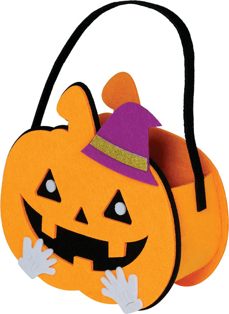Koszyk na Halloween Dynia 16 cm