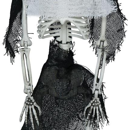 Halloweenowy szkielet z kapturem 45 cm