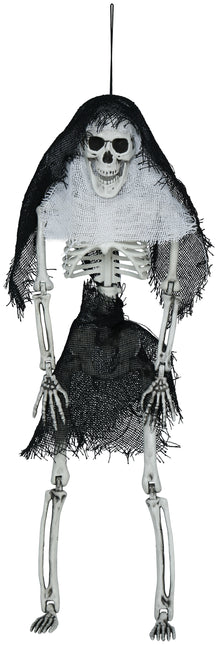 Halloweenowy szkielet z kapturem 45 cm