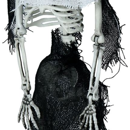 Halloweenowy szkielet z kapturem 45 cm