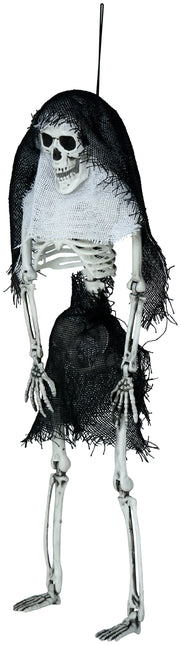 Halloweenowy szkielet z kapturem 45 cm