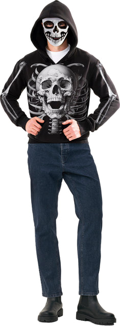 Halloweenowy sweter szkielet