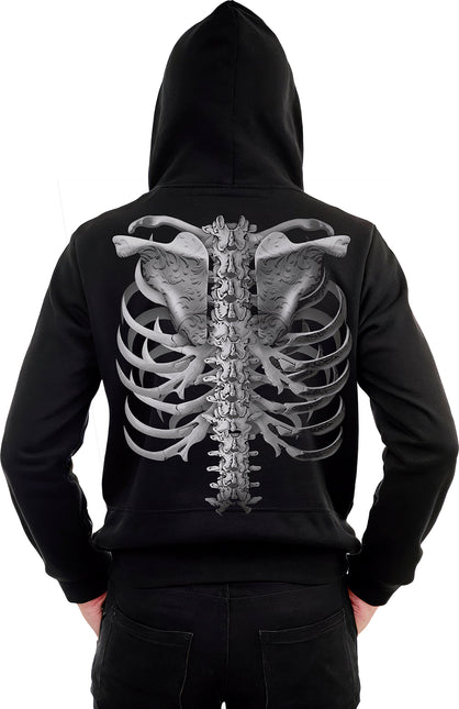 Halloweenowy sweter szkielet