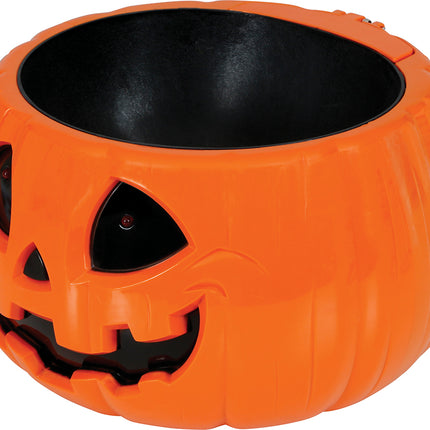Halloweenowa miska Dynia Światło, Dźwięk i Ruch 15 cm