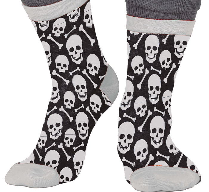 Skarpety na Halloween Czaszki