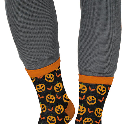Halloweenowe skarpetki dynia