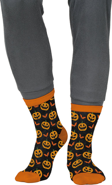 Halloweenowe skarpetki dynia