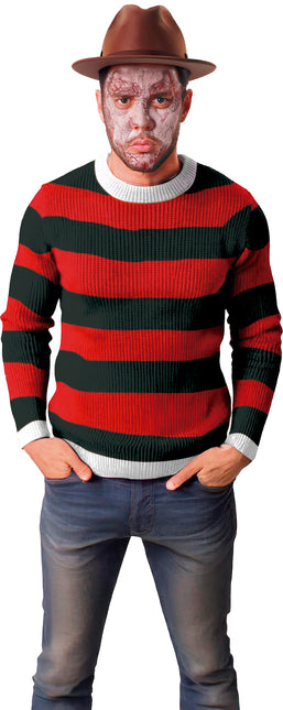 Sweter na Halloween Czerwono Czarny Zabójca