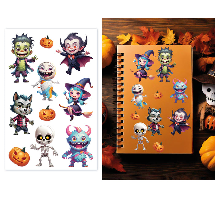 Naklejki na Halloween Potwór