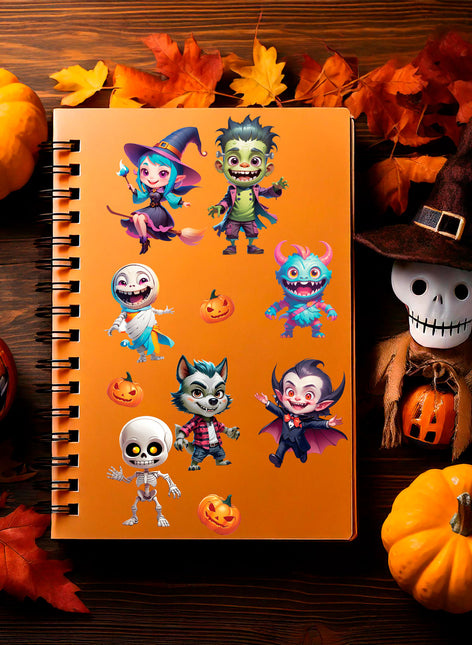 Naklejki na Halloween Potwór