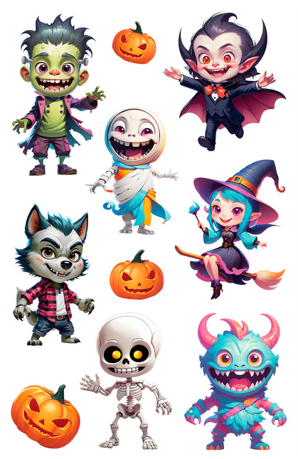Naklejki na Halloween Potwór