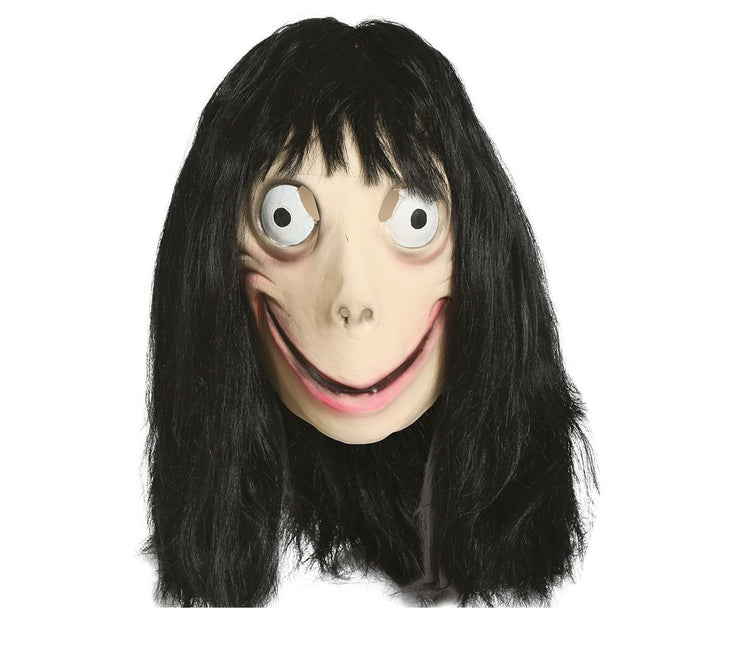 Halloweenowa maska na twarz Momo