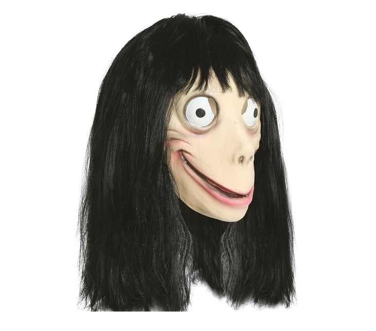 Halloweenowa maska na twarz Momo