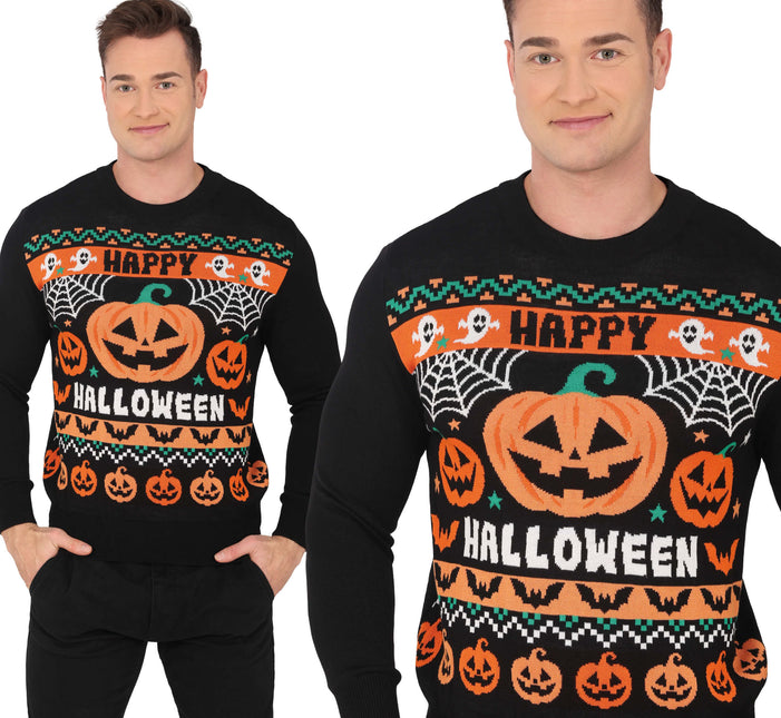Dynia w swetrze na Halloween