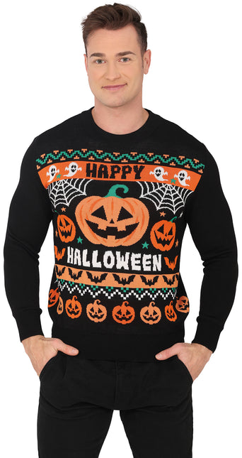 Dynia w swetrze na Halloween
