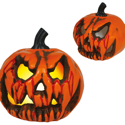 Dynia na Halloween – pomarańczowy horror, 20 cm