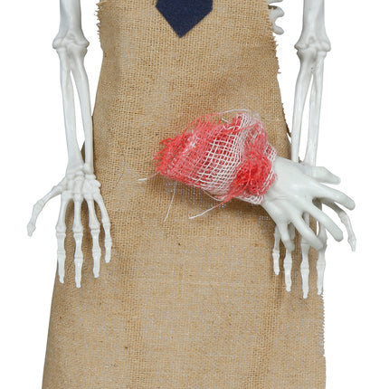 Halloween Skelet Hangend Met Schort 40cm