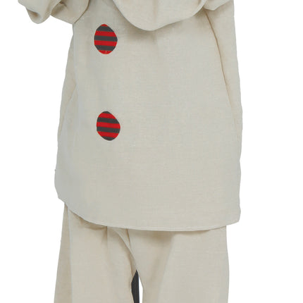 Halloweenowa figurka klauna z efektami świetlnymi, dźwiękowymi i ruchowymi, 1,85 m