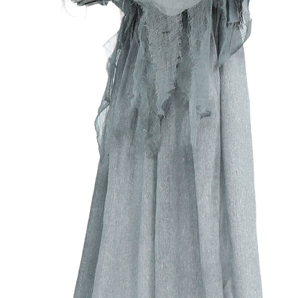Halloweenowa figurka „Dark Angel” z światłem, dźwiękiem i ruchem, 1,7 m