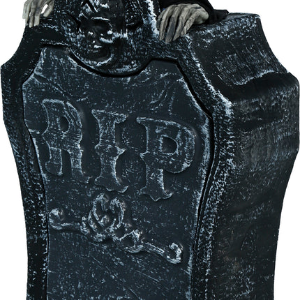 Nagrobek na Halloween z światłem, dźwiękiem i ruchem, 40 cm