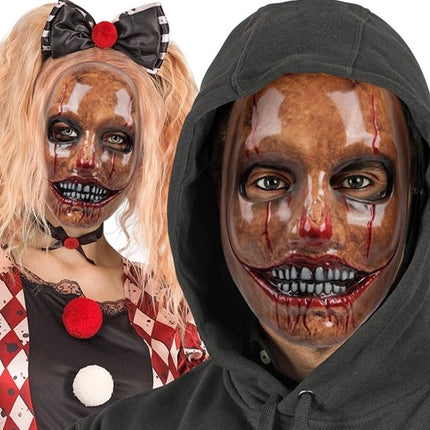 MASKA PSYCHO CLOWN – Z TWORZYWA SZTUCZNEGO