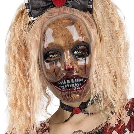 MASKA PSYCHO CLOWN – Z TWORZYWA SZTUCZNEGO