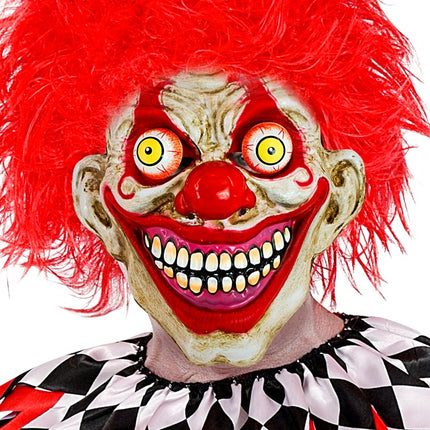 MASKA Z CHWIEJĄCYMI SIĘ OCZAMI HORROR KLAUNA