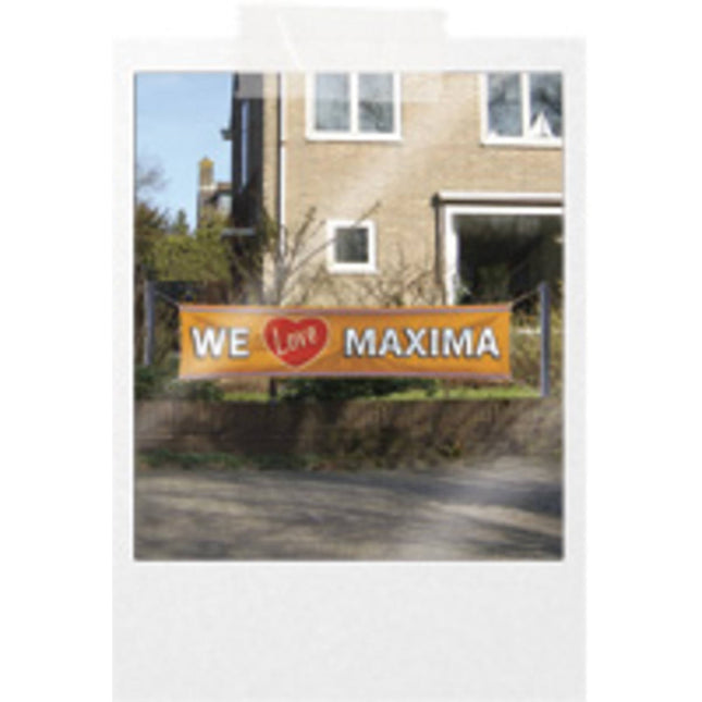 Baner We Love Maxima 180x40cm